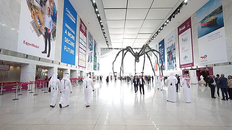 The 21st edition of the International Conference and Exhibition on Liquified Natural Gas, or LNG2026, kicked off in Doha, Qatar. Feb. 3, 2026.