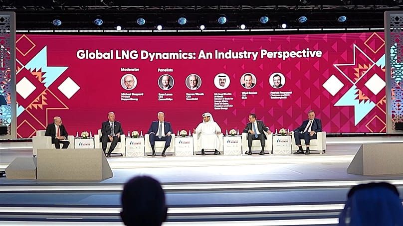 The 21st edition of the International Conference and Exhibition on Liquified Natural Gas, or LNG2026, kicked off in Doha, Qatar. Feb. 3, 2026.