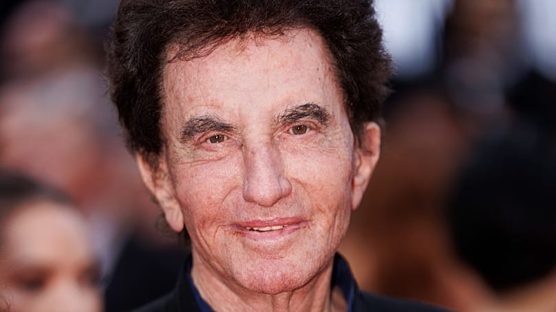 Jack Lang poses for photographers upon arrival at the 77th international film festival, Cannes, southern France, Wednesday, May 15, 2024.