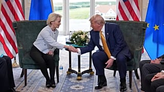 In July 2024 by EU Commission president Ursula von der Leyen and US president Donald Trump concluded a deal after weeks of trade dispute.
