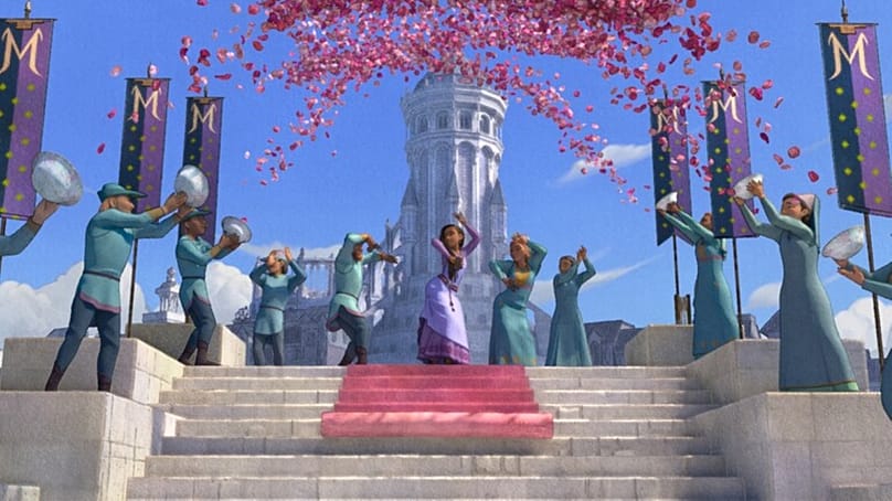 Imagen de un fotograma de la película 'Wish', de Disney.