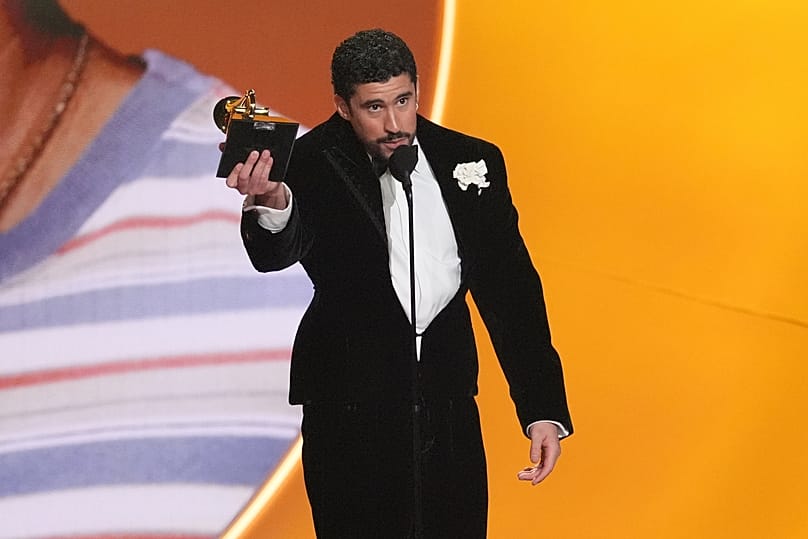 Bad Bunny at the 2026 Grammys