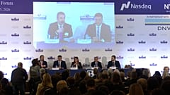 Στη συζήτηση στο 16th Annual Capital Link Greek Shipping Forum συμμετείχαν οι υπουργοί Β. Κικίλιας, Μ. Χατζημανώλη, Κρ. Μπονέτ και Μάρκο Σιλβέστερ