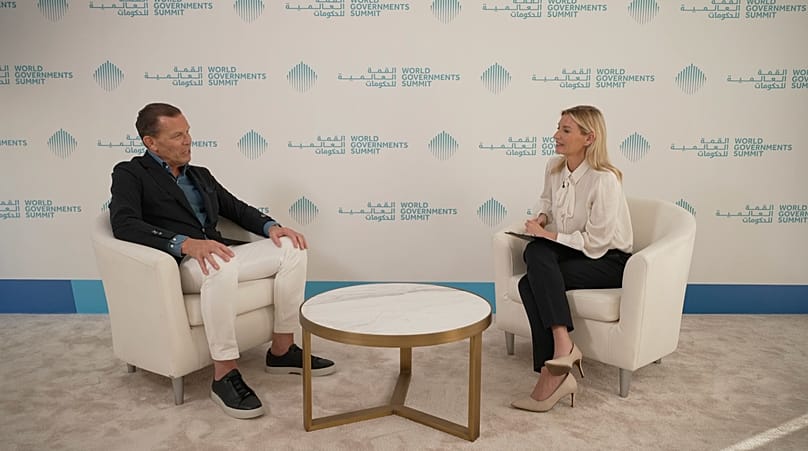 Ο διευθύνων σύμβουλος της Hugo Boss μιλά στο Euronews στη Σύνοδο Παγκόσμιων Κυβερνήσεων (WGS) τον Φεβρουάριο του 2026.