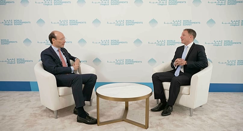 Il CEO di Scandinavian Airlines Anko van der Werff parla a Euronews a margine del WGS nel 2026.