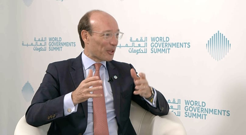 Il CEO di Scandinavian Airlines Anko van der Werff parla a Euronews a margine del WGS nel 2026.