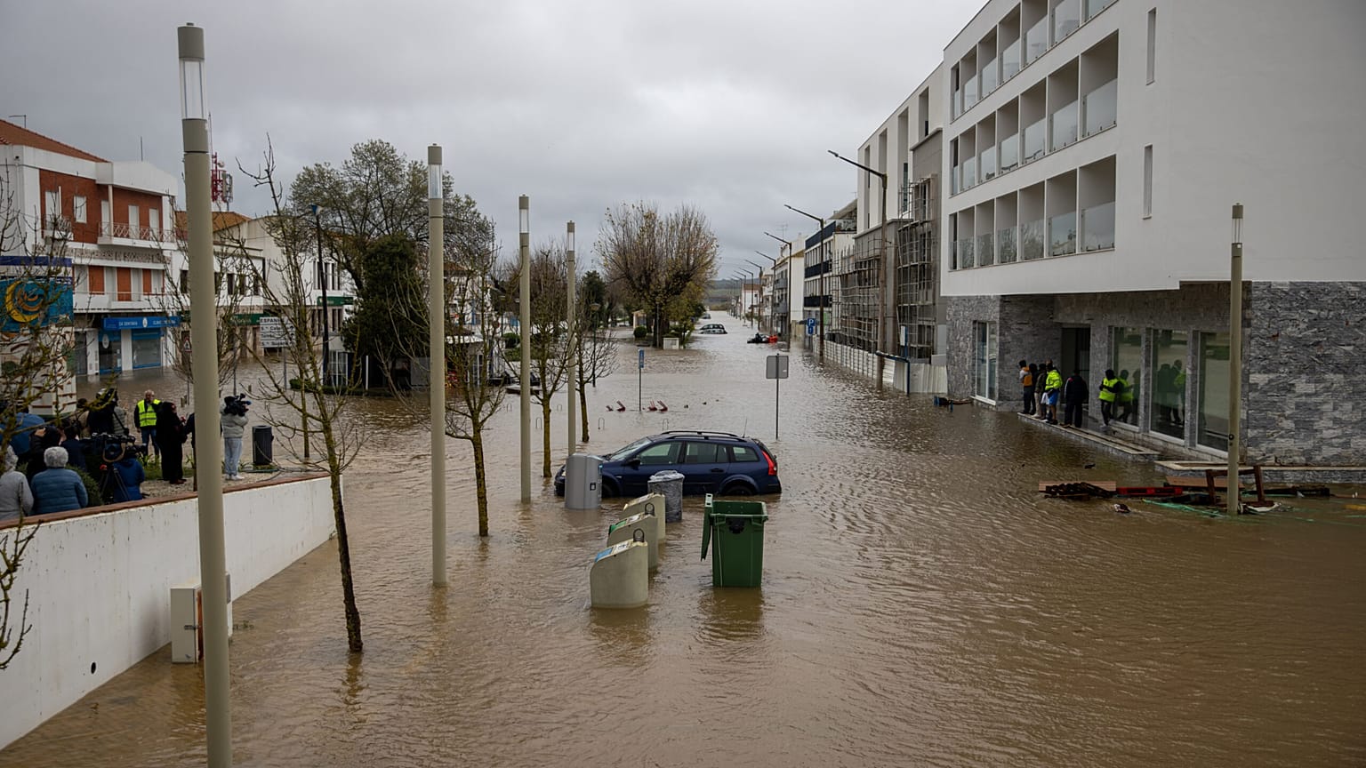 Cheias em Alcácer do Sal
