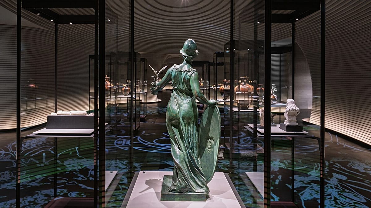 From ancient vases to iconic shoes: 3,000 years of Olympic history go on display in Milan