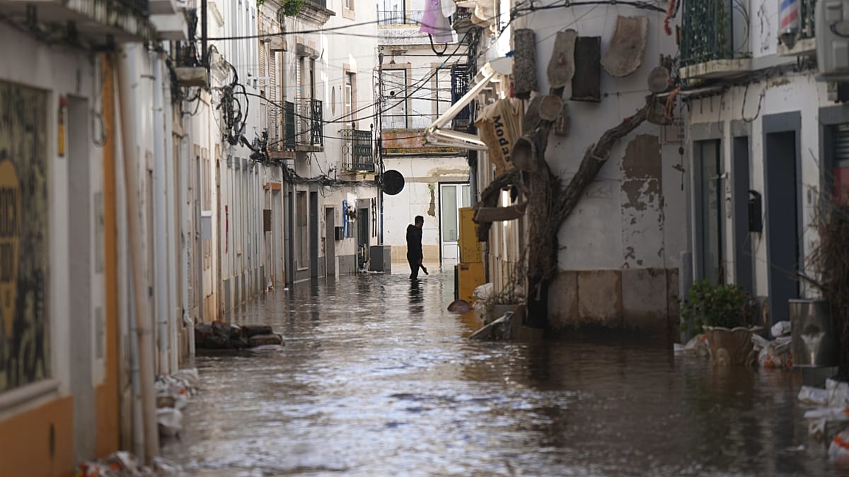 Chuva intensa a partir de amanhã eleva riscos nas zonas inundadas