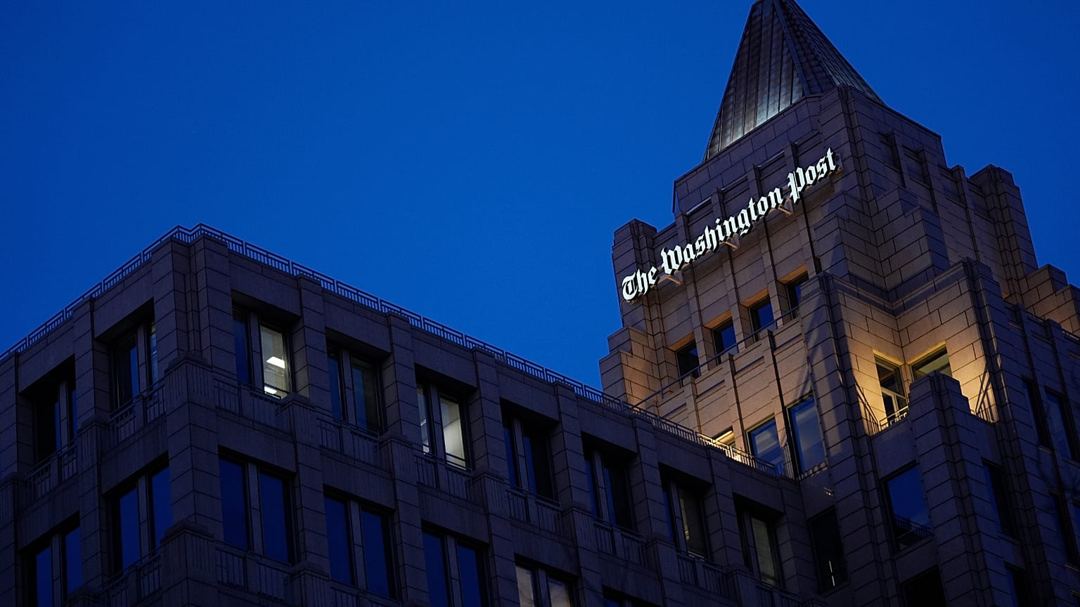 One Franklin Square, home of the Washington Post newspaper in downtown Washington, Wednesday, Feb. 4, 2026.