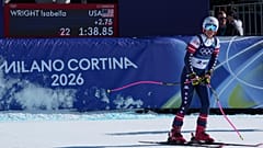 نهاية سباق التزلج على منحدر النساء في أولمبياد كورتينا 2026، 8 فبراير.