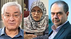 آذر منصوری، محسن امین‌زاده و ابراهیم اصغرزاده