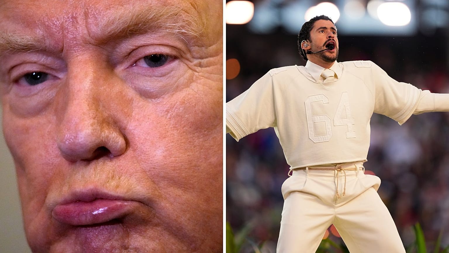 Trump on Bad Bunny's Super Bowl halftime show: “An affront to the Greatness of America”