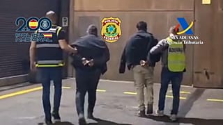 La Policía Nacional detiene a dos hombres en el marco de la investigación.