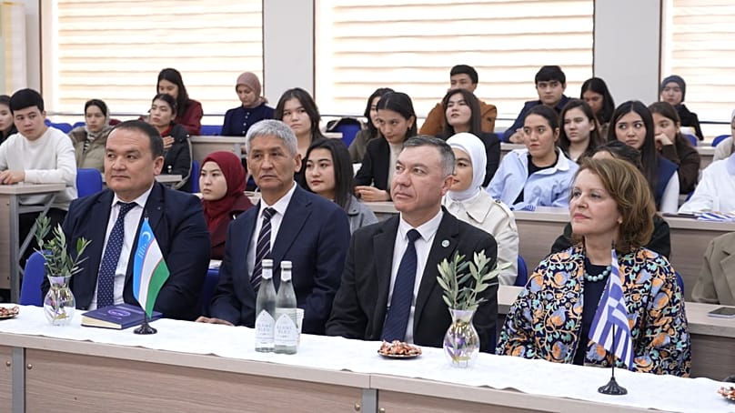 Εορτασμός της Διεθνούς Ημέρας Ελληνικής Γλώσσας στο Κρατικό Πανεπιστήμιο Παγκόσμιων Γλωσσών του Ουζμπεκιστάν