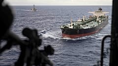 US-Truppen bereiten sich darauf vor, am 9. Februar 2026 an Bord des Tankers Aquila II zu gehen.