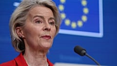 Ursula von der Leyen spricht nach dem Brüsseler Gipfel vor der Presse