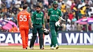 T20 Dünya Kupası'nda oynanan Pakistan - Hollanda kriket maçından bir görüntü.