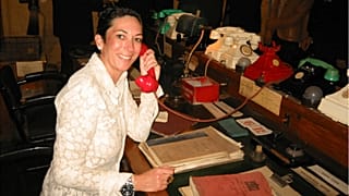 This undated photo released by the US Department of Justice shows Ghislaine Maxwell