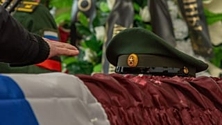 Orosz katonai temetés