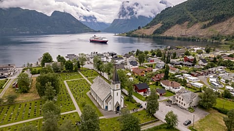 Hurtigruten's Open Village programme in Sæbø, Norway