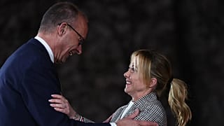 Bundeskanzler Friedrich Merz (CDU) empfängt Italiens Premierministerin Giorgia Meloni im Kanzleramt in Berlin, 15. Dezember 2025