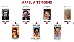 Sur cette image, des photos de l'individu, à différentes époques. La gendarmerie nationale lance un appel à témoins pour identifier d'autres victimes.