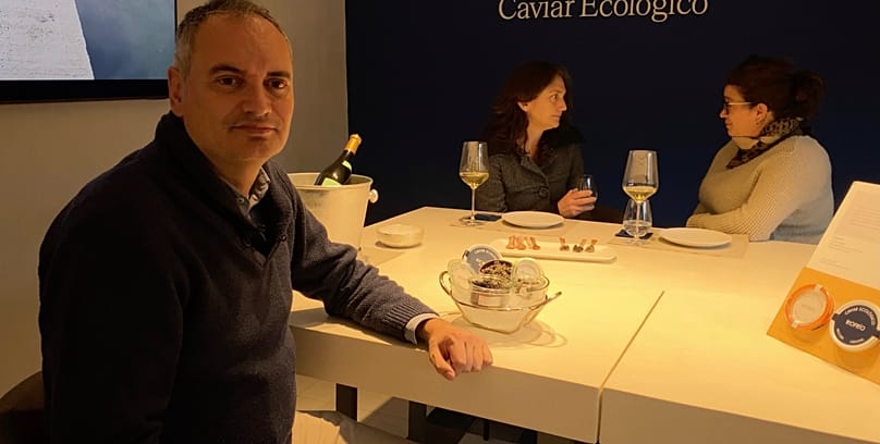 Ο Carlos Portela, γενικός διευθυντής στην Caviar Riofrío