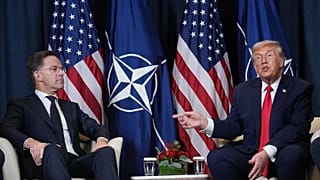 NATO Secretary General Mark Rutte and US President Donald Trump