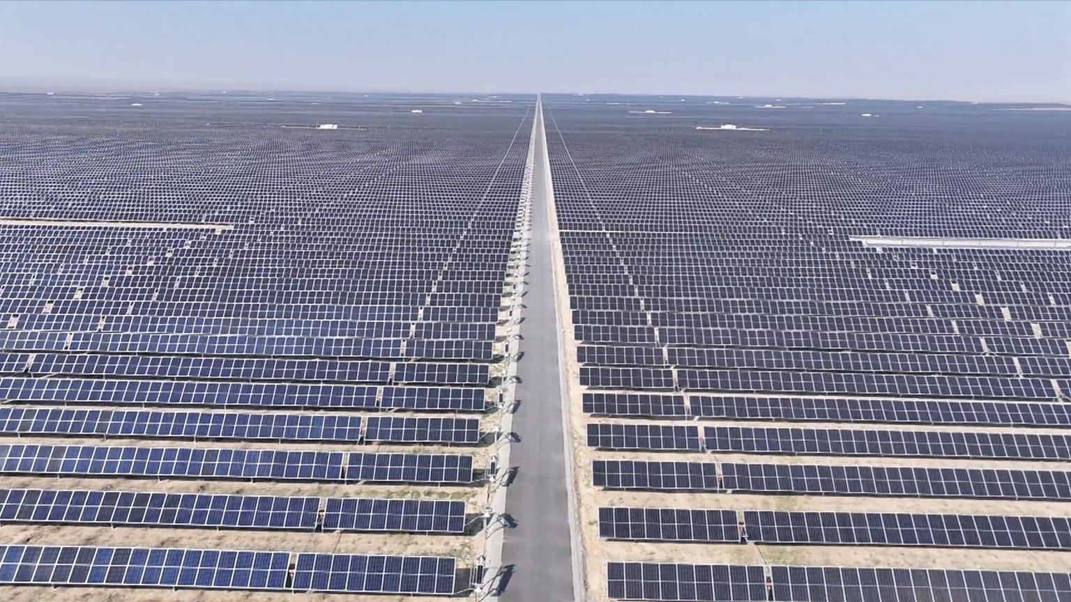 Solar farm in Uzbekistan