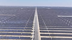 Solar farm in Uzbekistan