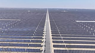 Solar farm in Uzbekistan
