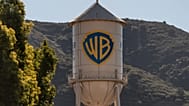 FILE. The Warner Bros. water tower is seen at Warner Bros. Studios in Burbank, Calif., 5 Dec. 2025.