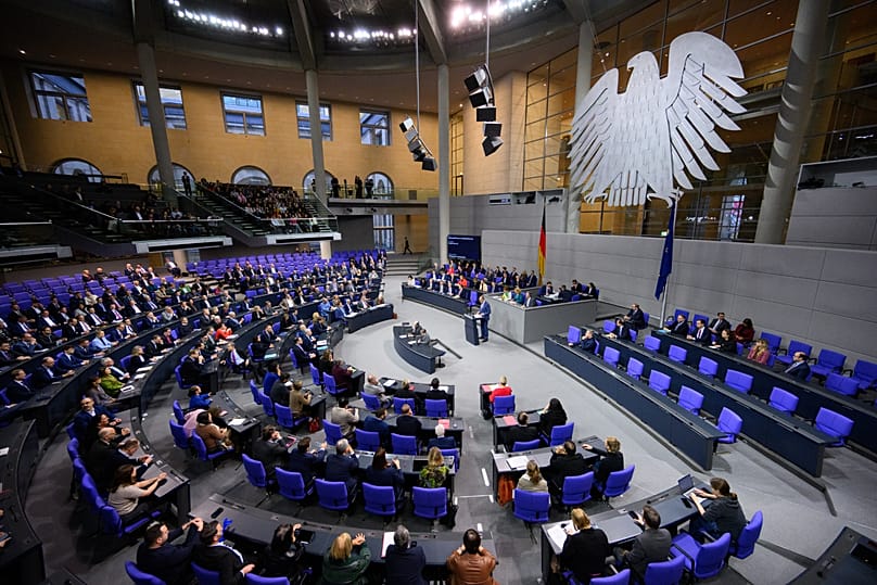 German Chancellor Friedrich Merz makes a statement on current foreign policy in the Bundestag in Berlin, 29 January, 2026