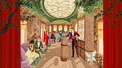 An artist's impression of the new private carriage on board the British Pullman train