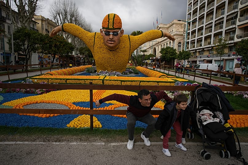 The Lemon Festival in Menton, France. 