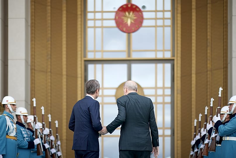 Kyriakos Mitsotakis et Recep Tayyip Erdogan