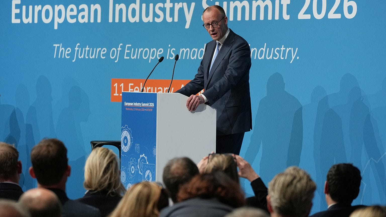 Bundeskanzler Friedrich Merz auf dem European Industry Summit: "Nur wirtschaftlich starkes Europa kann souveränes Europa sein"