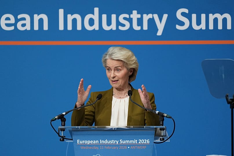 EU-Kommissionspräsidentin Ursula von der Leyen auf dem European Industry Summit.