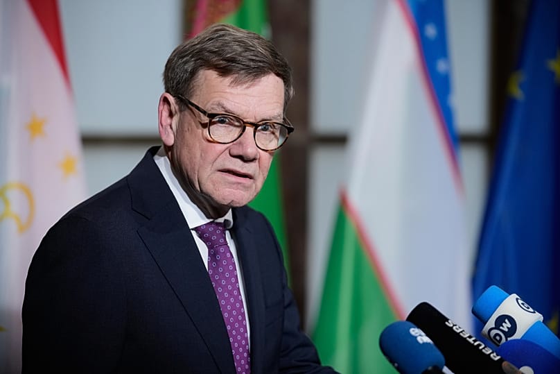 Außenminister Johann Wadephul (CDU) beim Treffen mit den zentralasiatischen Außenministern in Berlin, 11. Februar 2026