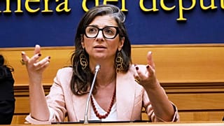 La relatrice speciale dell'Onu per i diritti nei Territori occupati palestinesi, Francesca Albanese, durante un evento alla Camera lo scorso luglio 