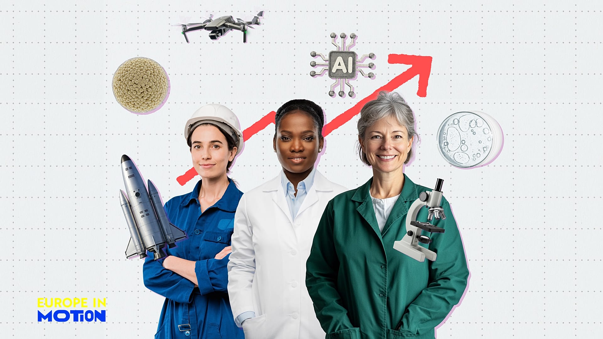 Среди них все больше женщин: число женщин-ученых и инженеров в ЕС увеличилось с 3,4 миллиона в 2008 году до 7,9 миллиона в 2024 году.