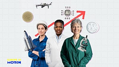 A tudomány és a technológia területén dolgozó nők száma a 2008-as 3,4 millióról 2024-re 7,9 millióra nőtt az EU-ban