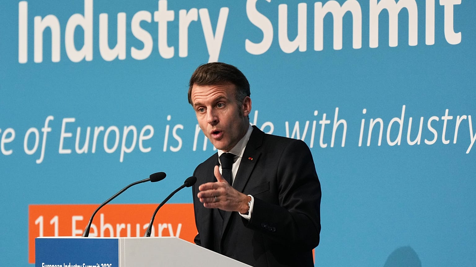 امانوئل ماکرون رئیس‌جمهوری فرانسه