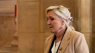 Marine Le Pen arrives for her appeal trial in Paris, 11 February, 2026