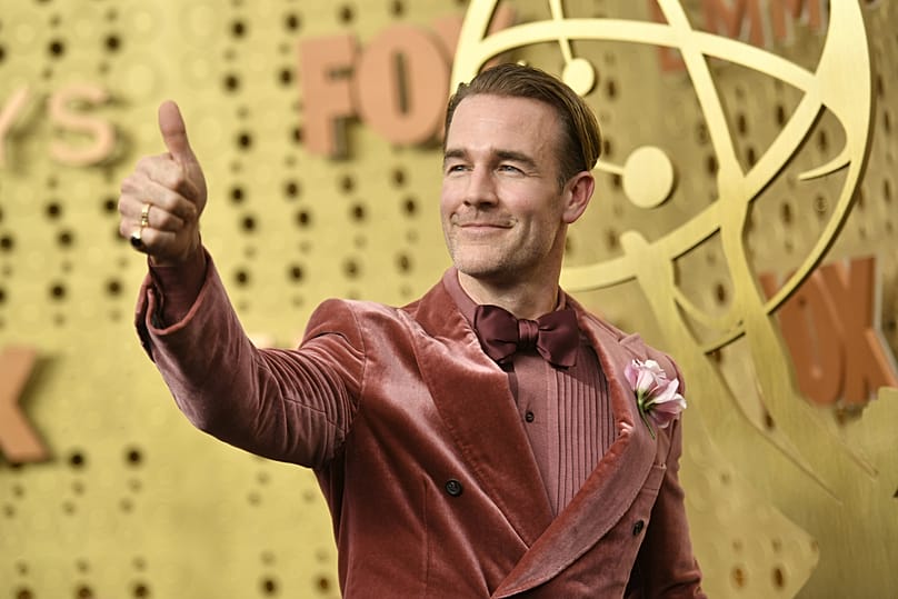 James Van Der Beek arrive à la 71e cérémonie des Primetime Emmy Awards à Los Angeles, le 22 septembre 2019.