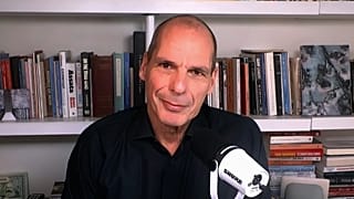 Yannis Varoufakis during an interview with Europe Today.