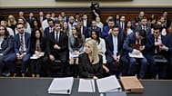 US Attorney General Pam Bondi arrives to testify before a House Judiciary Committee oversight hearing on Capitol Hill in Washington, 11 February 2026
