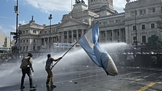 Protestas ante la reforma laboral de Milei, Buenos Aires, Argentina, 11 de febrero de 2026