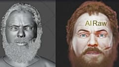 Face off: Using artificial intelligence, graphic design tools and artistic licence, scientists reconstructed the face of Racesa's "vampire"
